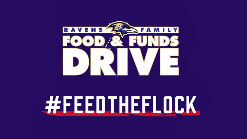 Baltimore Ravens Food & Funds Drive - feedtheflock