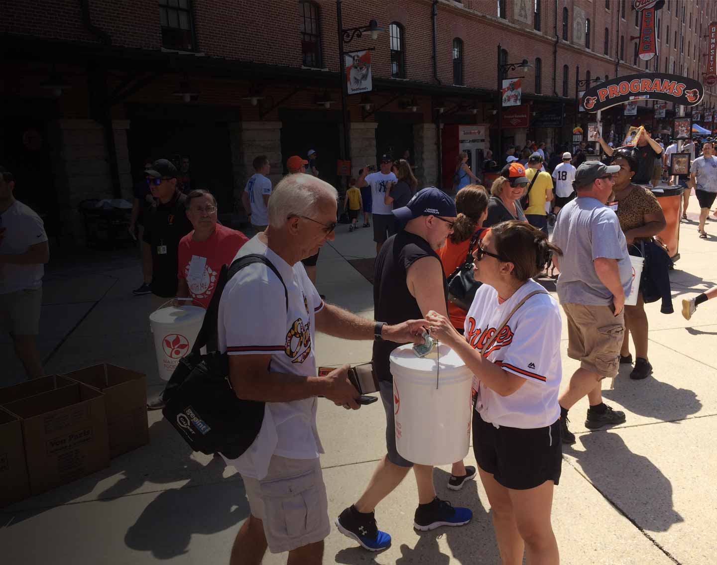 Orioles Baltimore Orioles Food & Funds Maryland Food Bank