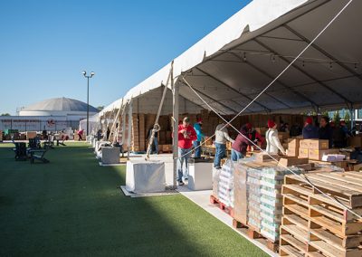 Pack to Give Back volunteers at Guinness 2021