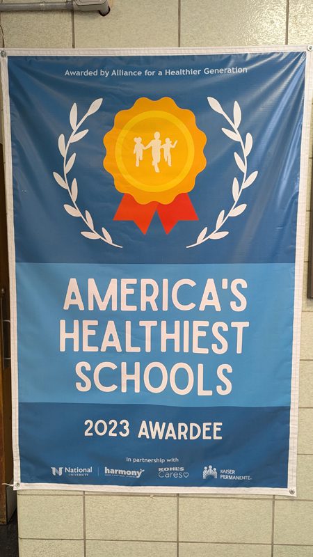 America's Healthiest Schools 2023 award poster