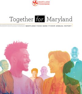 Maryland Food Bank Annual Report FY25 cover