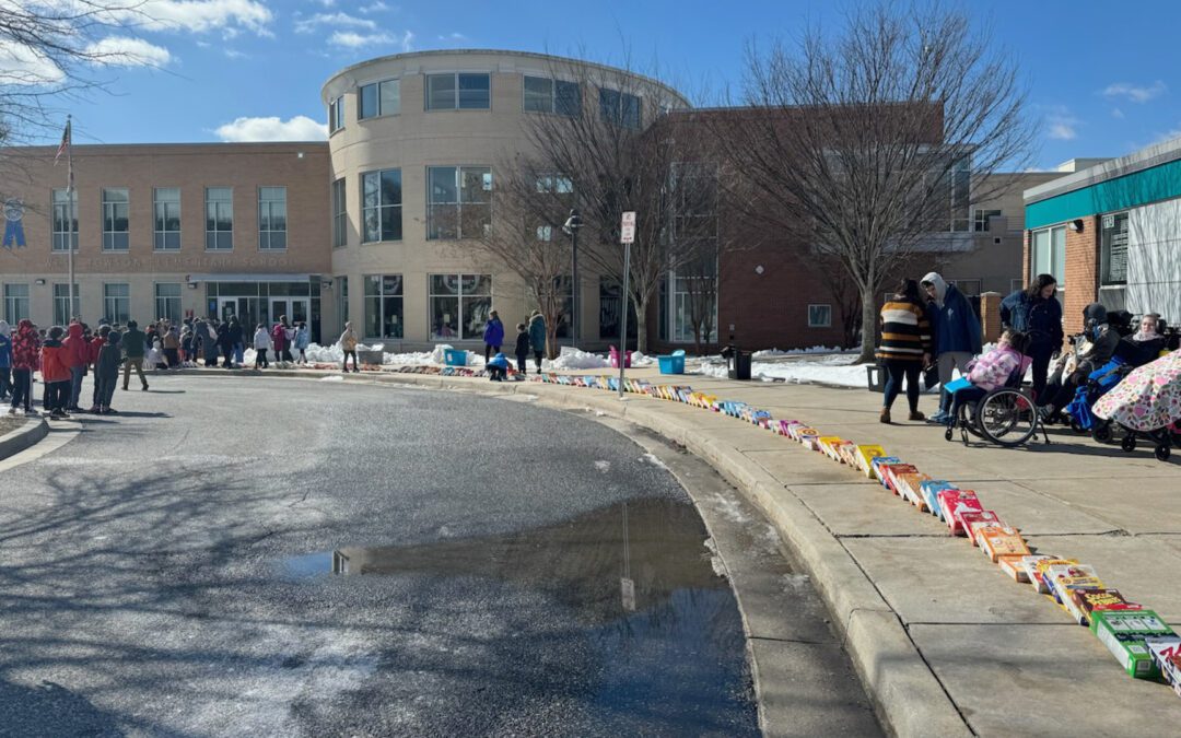 Cereal Box Dominos : Ruxton Ridge & West Towson Elementary are Changemakers