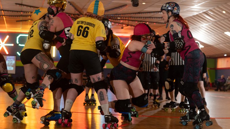 Patuxent roller derby teams clash in all out battle on the rink floor