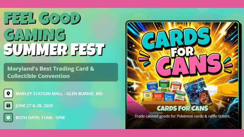 Feel Good Gaming summer fest Cards For Cans